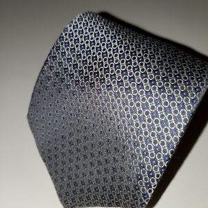 Salvatore Ferragamo silk tie.